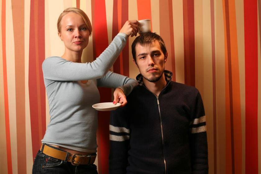 The strangest little things you do to a guy might cause him to retreat, withdraw, ignore you, and go completely silent. Woman Causing Silent Man